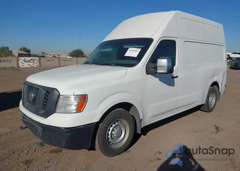 2015 Nissan Nv Cargo Nv2500 Hd S V8 z USA, uszkodzony, nr VIN 1N6AF0LYXFN802519